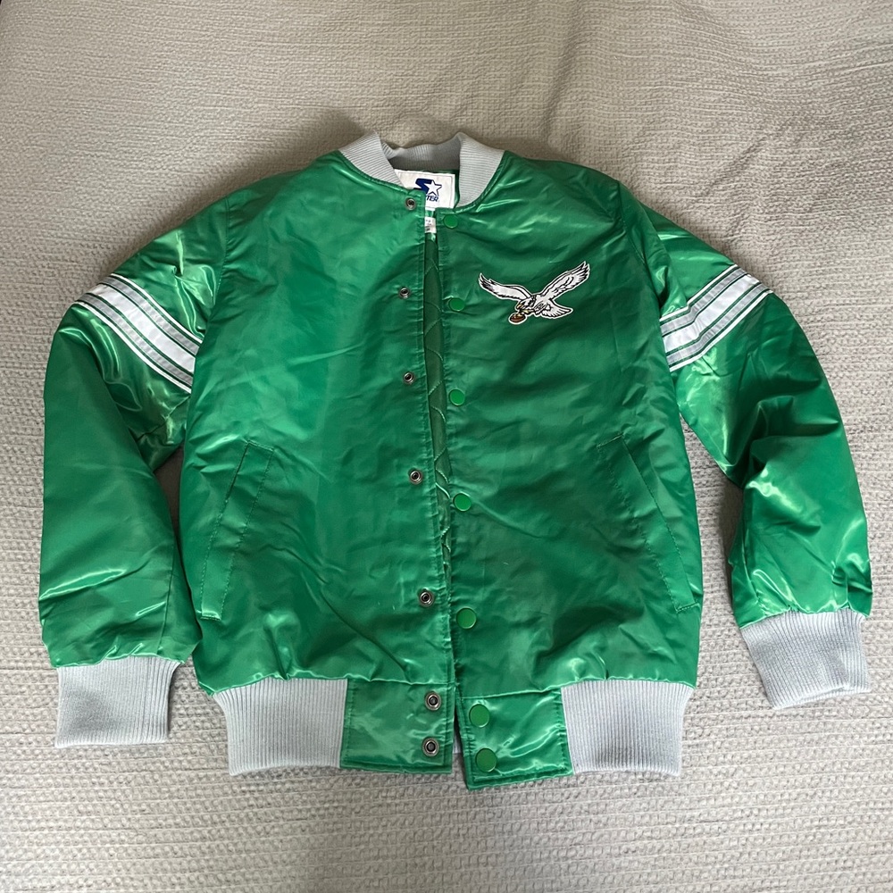 Kelly Green Philadelphia Eagles Starter Jacket